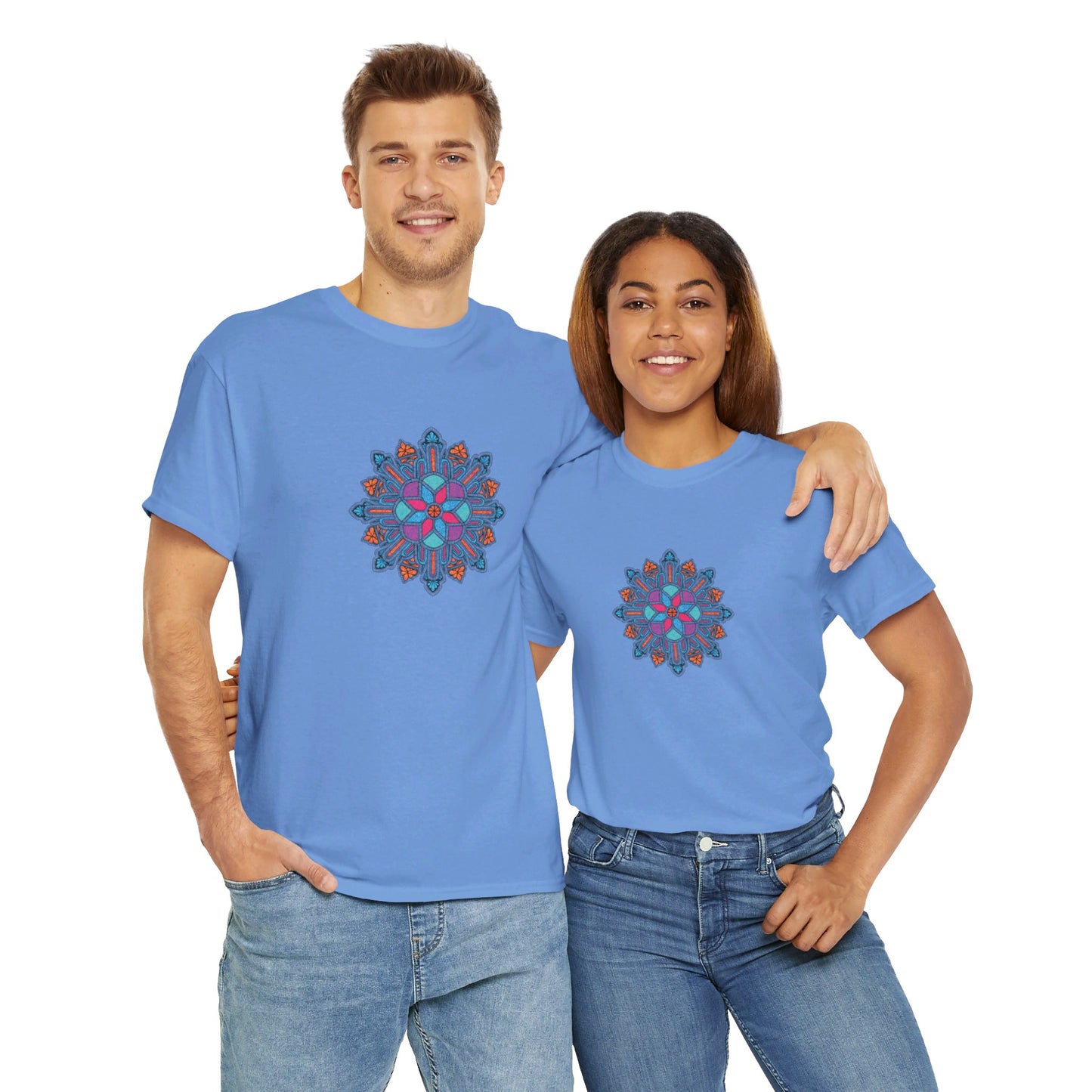 Concrete Flower V1 Light Theme l Unisex Heavy Cotton Tee