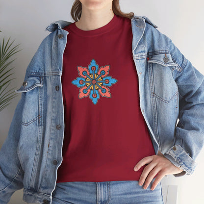 Concrete Flower V2 Dark Theme l Unisex Heavy Cotton Tee