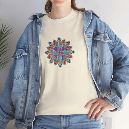 Concrete Flower V1 Light Theme l Unisex Heavy Cotton Tee