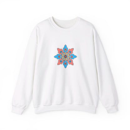 Concrete Flower V2 Light Theme | Unisex Heavy Blend™ Crewneck Sweatshirt