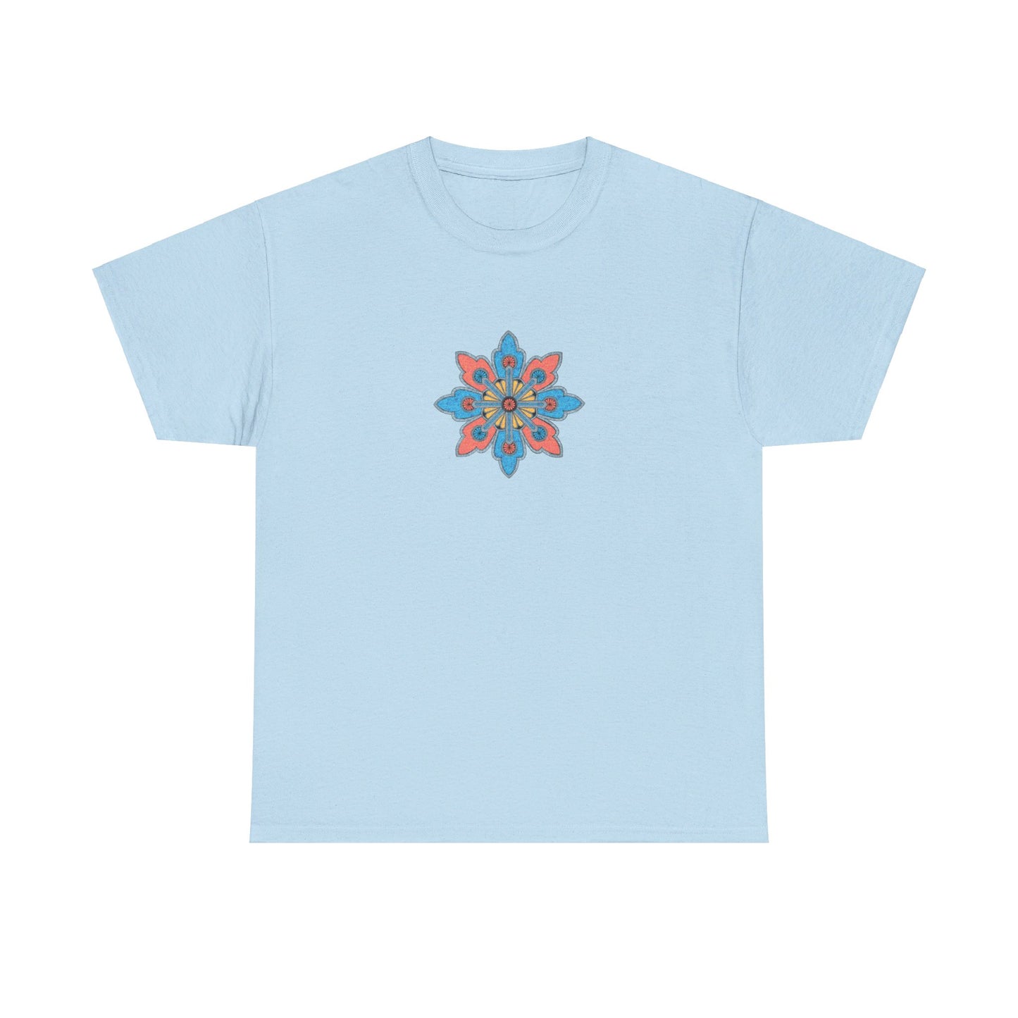 Concrete Flower V2 Light Theme l Unisex Heavy Cotton Tee