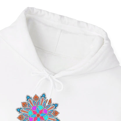 Concrete Flower V1 Light Theme | Unisex Heavy Blend™ Hooded Sweatshirt