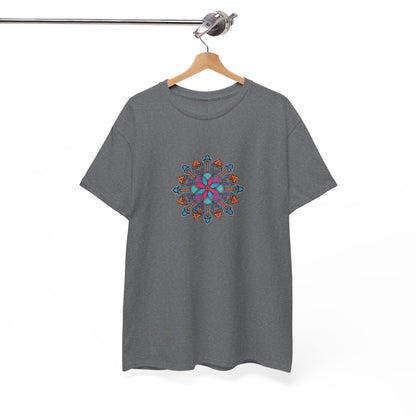 Concrete Flower V1 Dark Theme l Unisex Heavy Cotton Tee