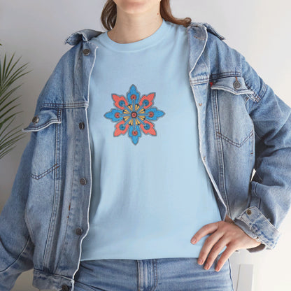 Concrete Flower V2 Light Theme l Unisex Heavy Cotton Tee