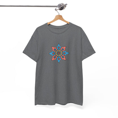 Concrete Flower V2 Dark Theme l Unisex Heavy Cotton Tee